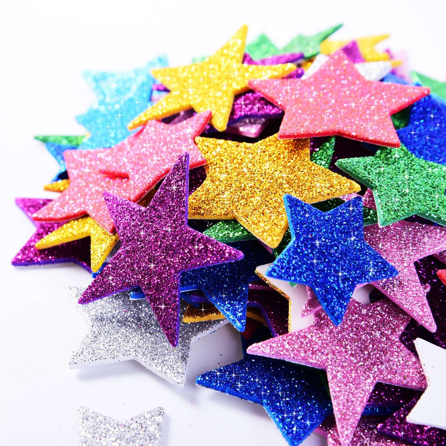 Self Adhesive Stickers Stars Cards Decoration 